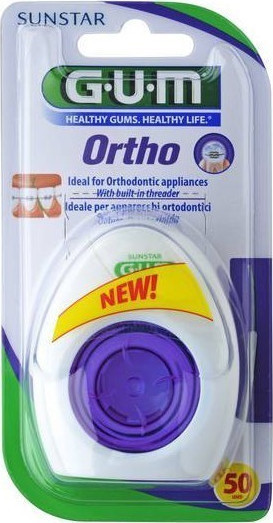 Φωτογραφία προϊόντος: GUM Ortho Floss 50 χρήσεις