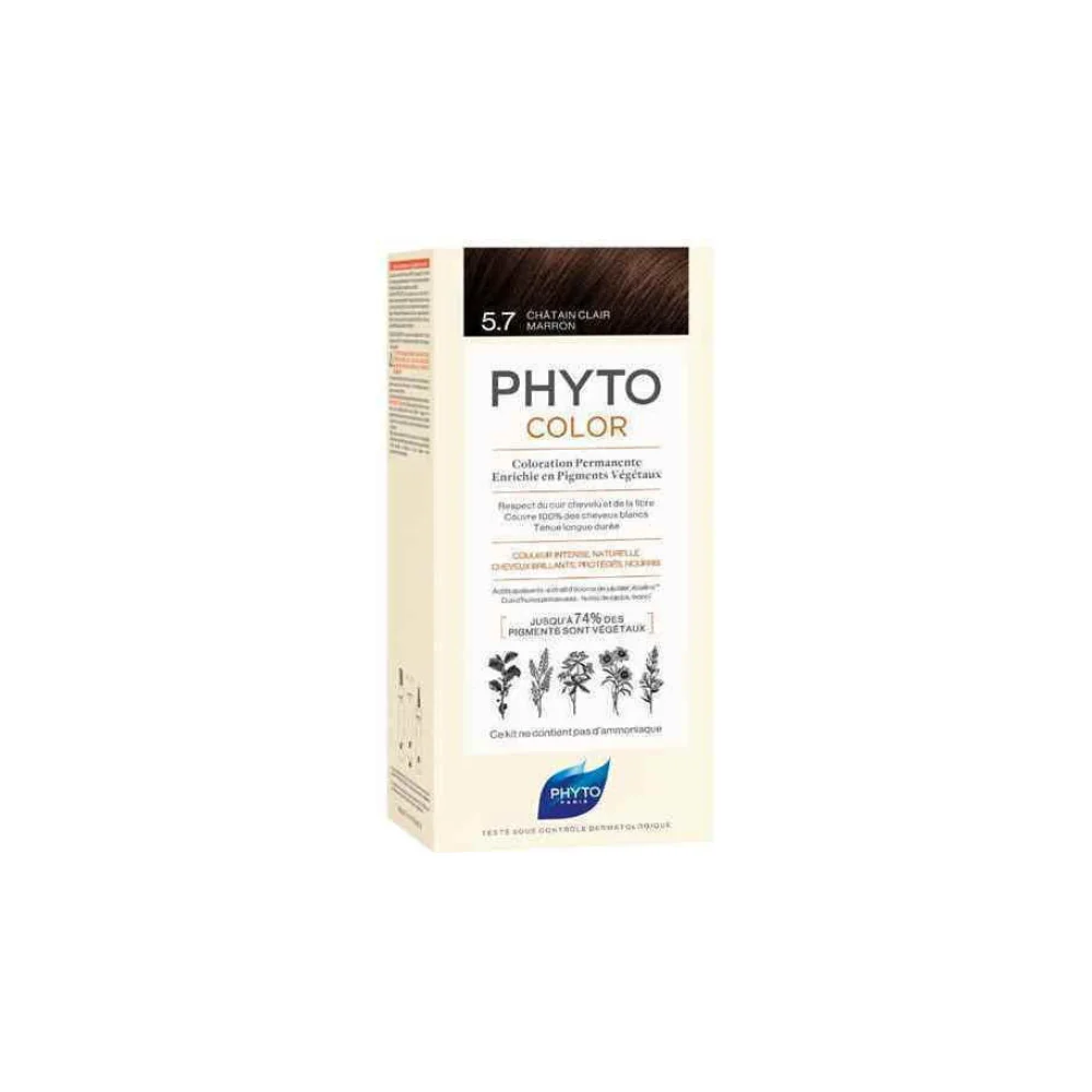 Φωτογραφία προϊόντος: Phyto Phytocolor 5.7 Καστανό Ανοιχτό Μαρόν 50ml