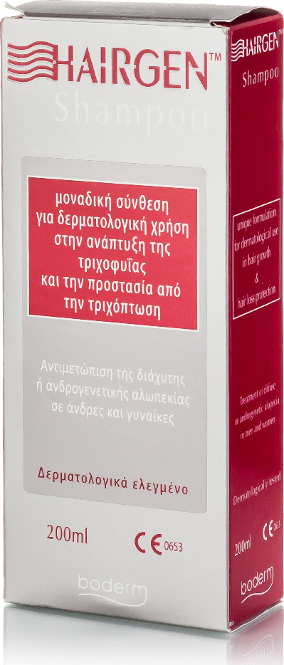 Φωτογραφία προϊόντος: HAIRGEN Shampoo Hairloss 300ml BODERM