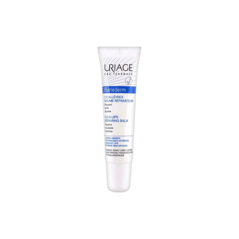 Φωτογραφία προϊόντος: Uriage Bariederm Cica Levres Baume Reparateur Επανορθωτικό Balm Χειλιών 15ml
