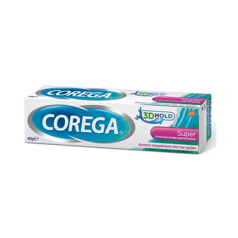Φωτογραφία προϊόντος: Corega 3D Hold Super Στερεωτική Κρέμα Οδοντοστοιχιών 40gr