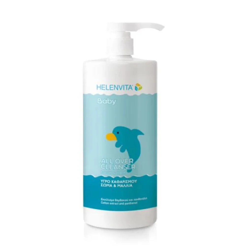 Φωτογραφία προϊόντος: Helenvita Baby All Over Cleanser Βρεφικό Σαμπουάν & Αφρόλουτρο 1L
