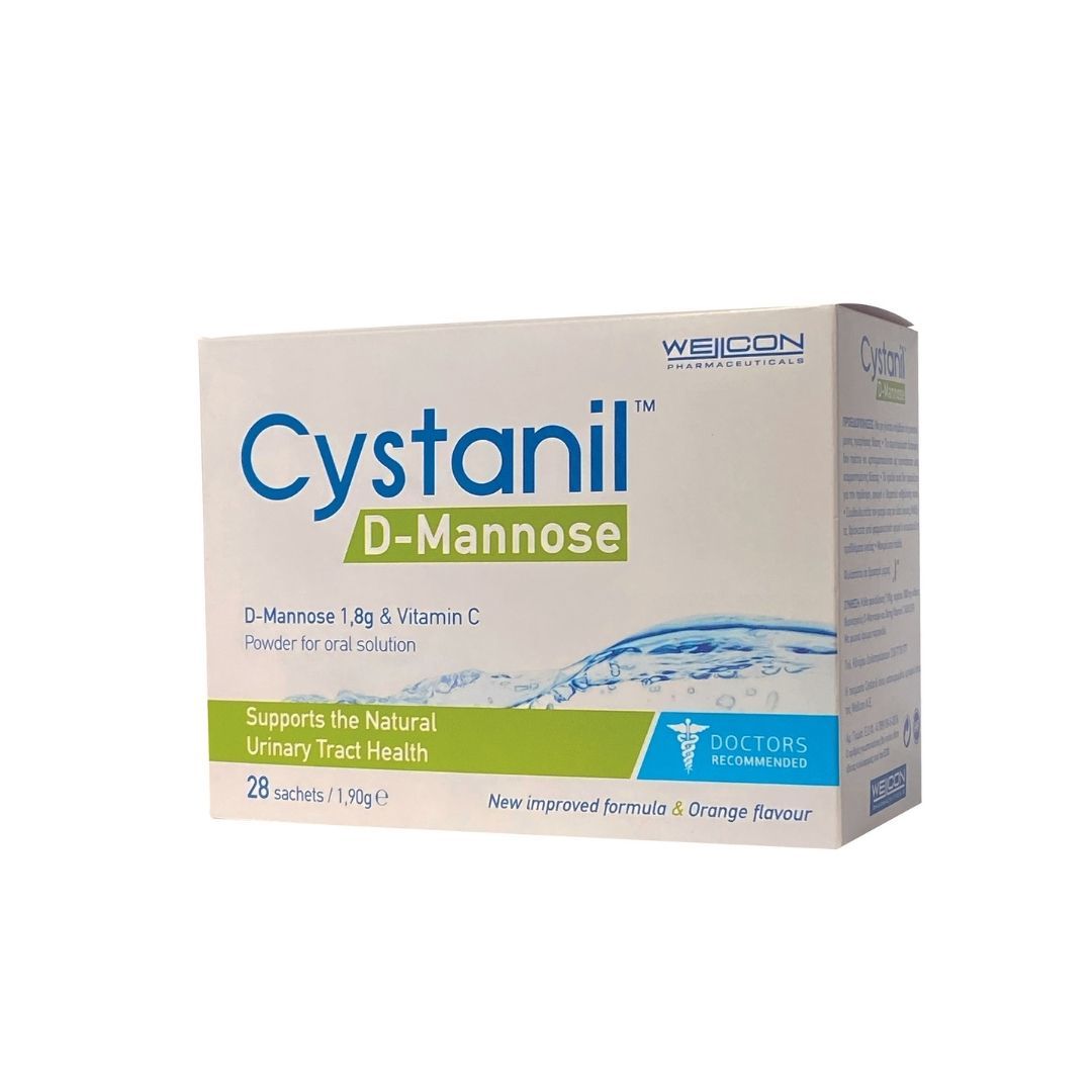 Φωτογραφία προϊόντος: Cystanil D-Mannose Σκόνη για Πόσιμο Διάλυμα 28 x 3,17g