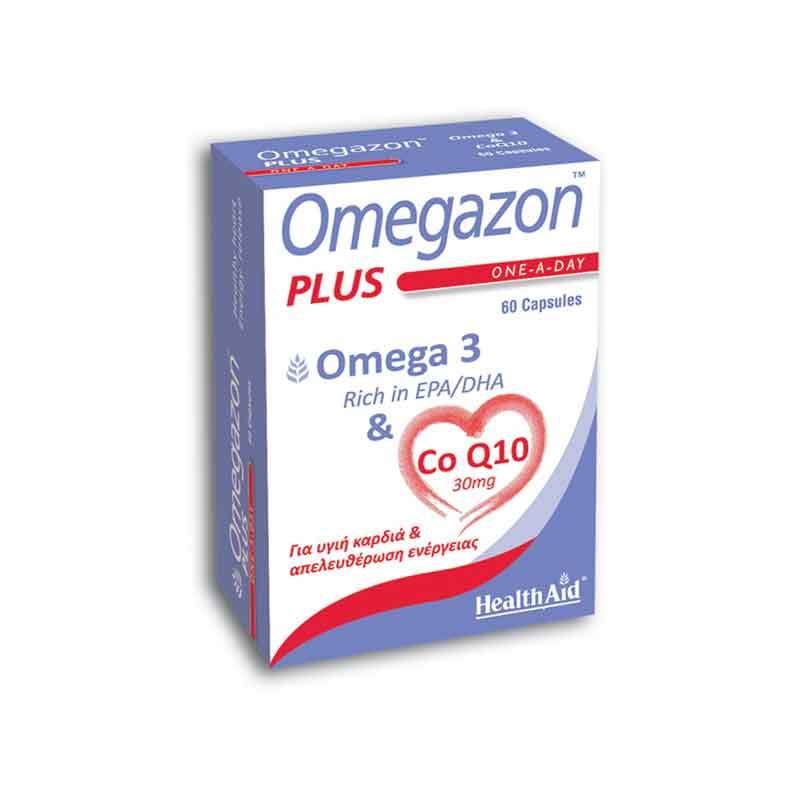 Φωτογραφία προϊόντος: Health Aid Omegazon Plus (Omega-3 + Co Q10) 60caps