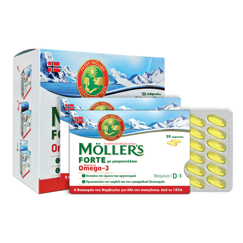 Φωτογραφία προϊόντος: MOLLER S - Moller s Forte Omega 3 - 150caps