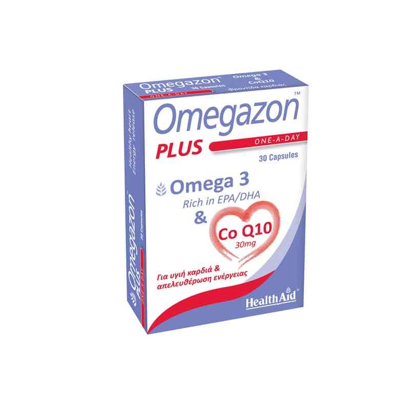 Φωτογραφία προϊόντος: Health Aid Omegazon Plus (Omega 3 + Co Q10) 30 caps
