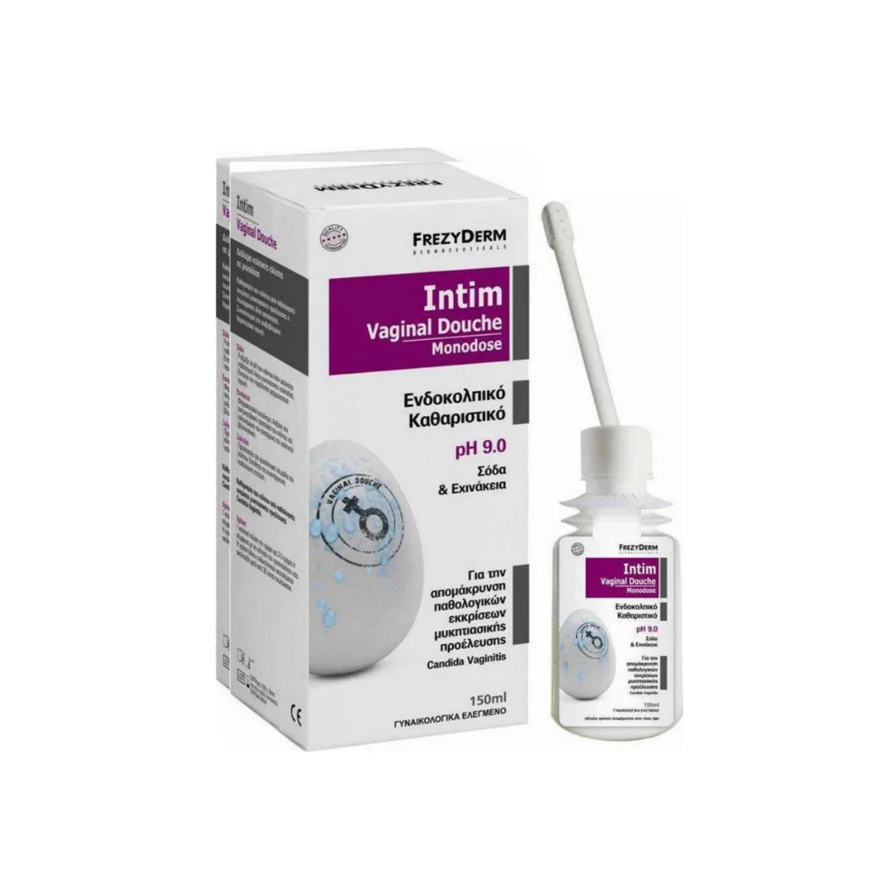 Φωτογραφία προϊόντος: Frezyderm Intim Vaginal Douche Μονοδόση pH 9 Υγρό Καθαρισμού 150ml