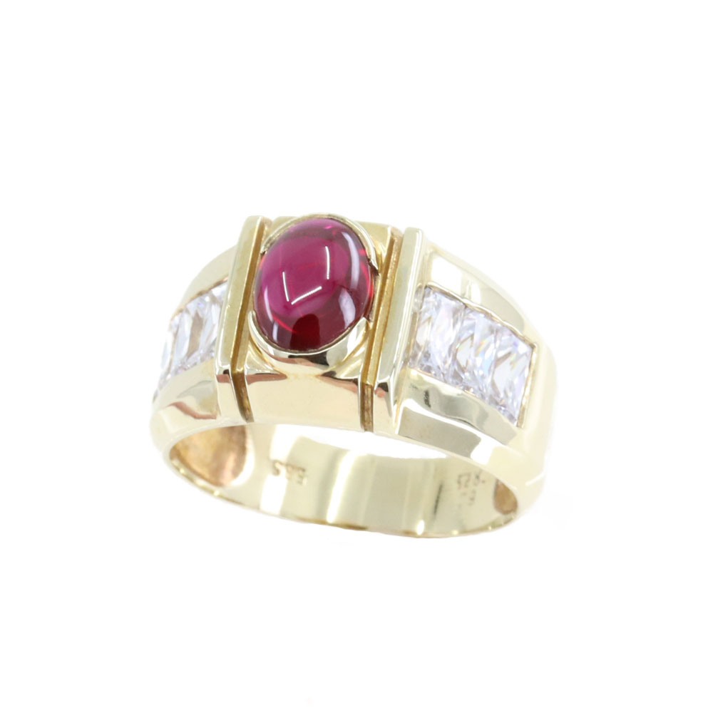 Φωτογραφία προϊόντος: OEM Δαχτυλίδι 14K με Spinel και Zircon 1676