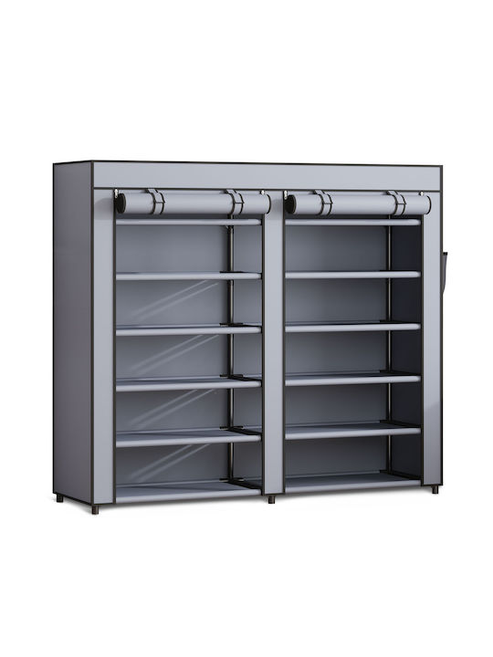 Φωτογραφία προϊόντος: OEM Massido Shoe Cabinet, 10 Shelves, 120x30x110cm, Gray