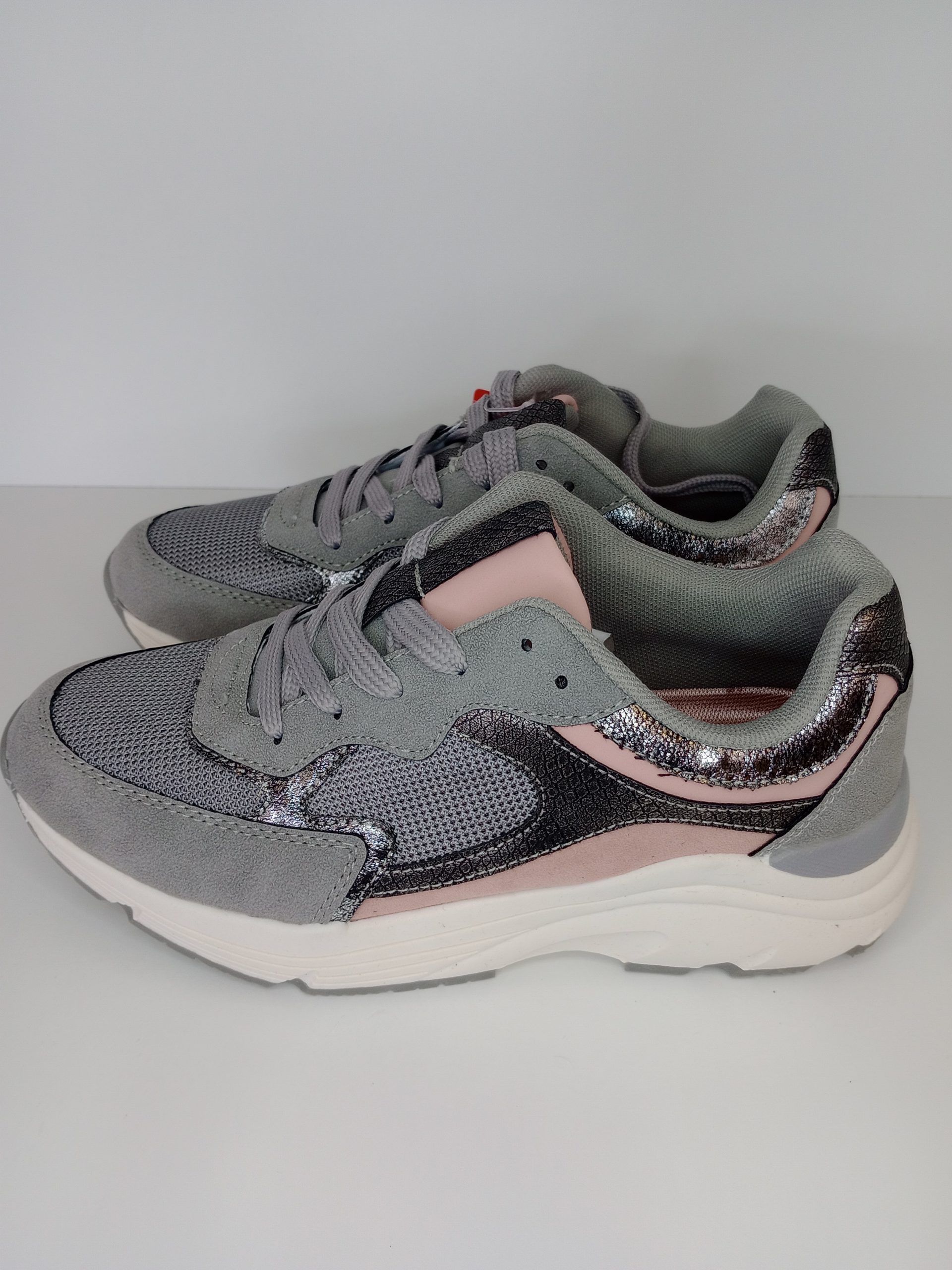 Φωτογραφία προϊόντος: Safety Jogger Γκρι με Ροζ Λεπτομέρειες
