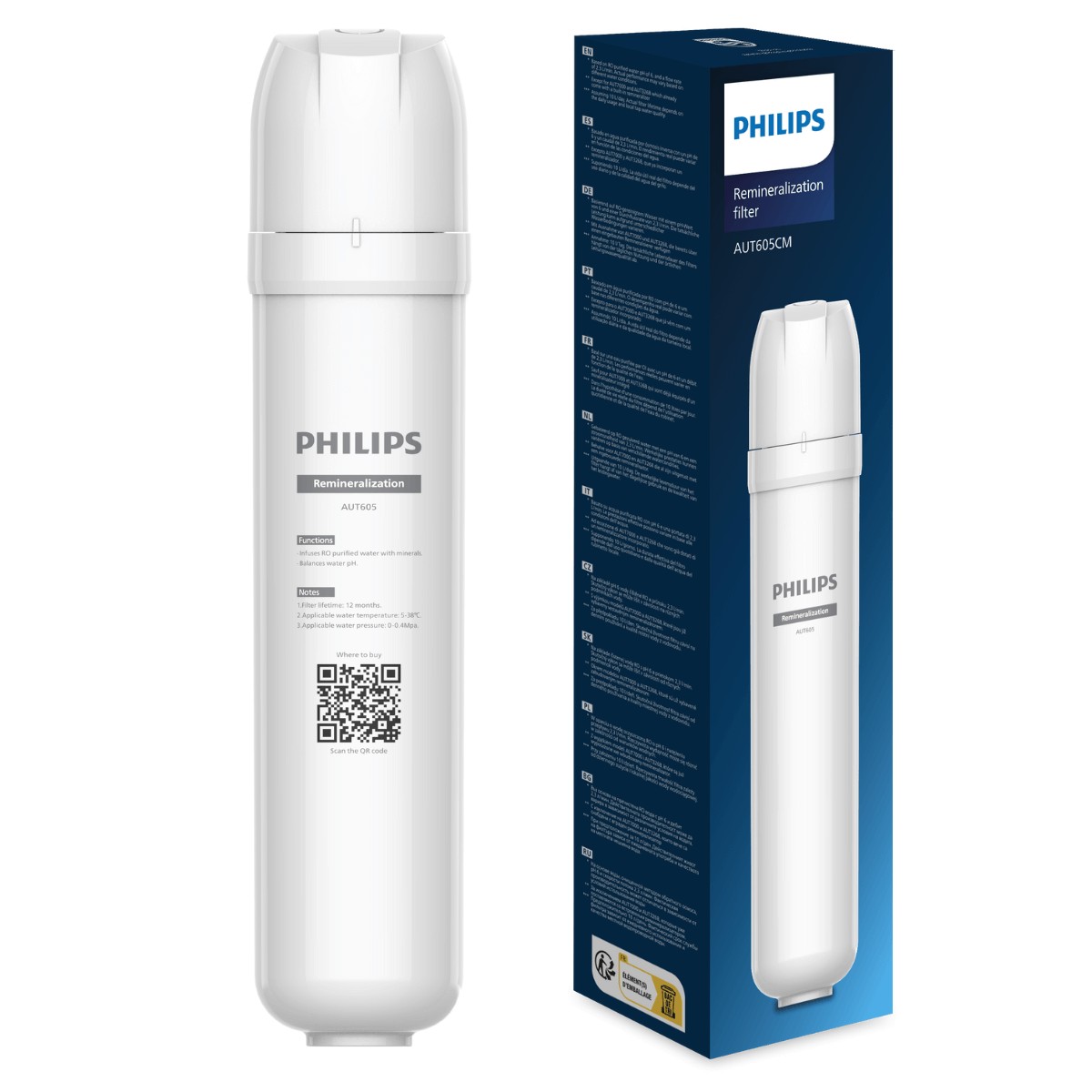 Φωτογραφία προϊόντος: Philips AUT605CM Φίλτρο Εμπλουτισμού και Ρύθμισης pH Κάτω Πάγκου - OEM