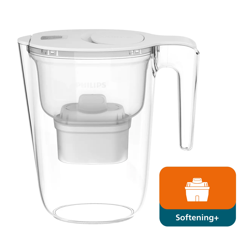 Φωτογραφία προϊόντος: Philips Κανάτα AWP2943WHT Micro X-Clean Αποσκλήρυνσης Λευκή Πλαστική Με Καπάκι 2600ml