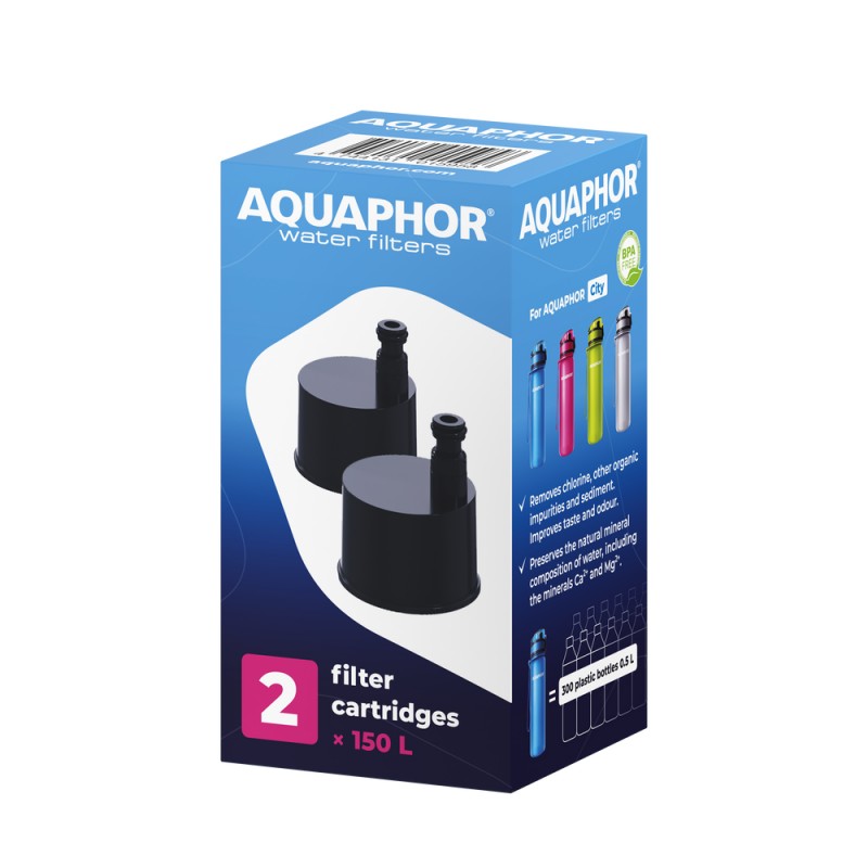Φωτογραφία προϊόντος: Aquaphor Σετ 2 Φίλτρα Νερού για Παγούρι City - OEM