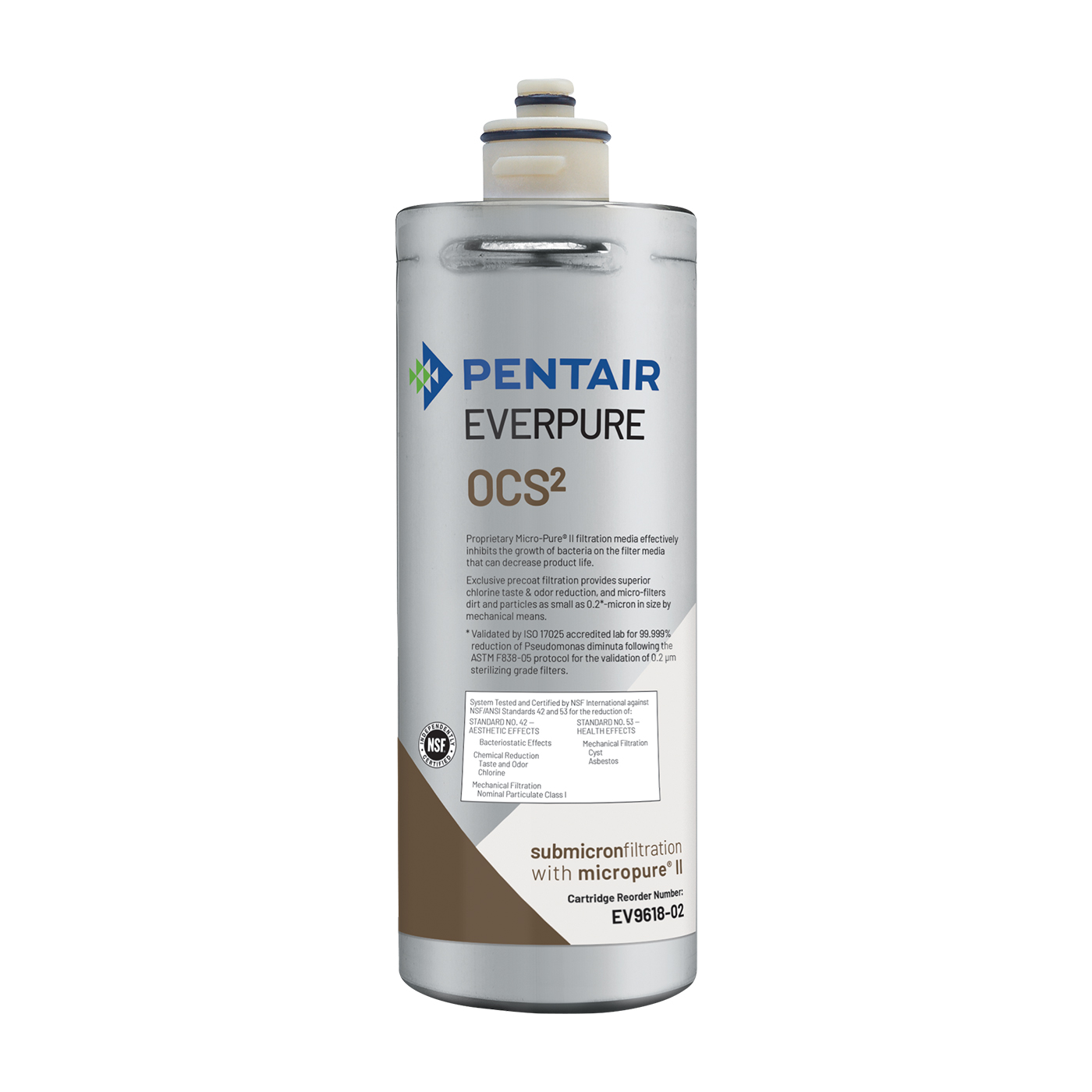 Φωτογραφία προϊόντος: Pentair Everpure OCS2 Ανταλλακτικό Φίλτρο Νερού με Τεχνολογία Αποσκλήρυνσης για Παγομηχανές