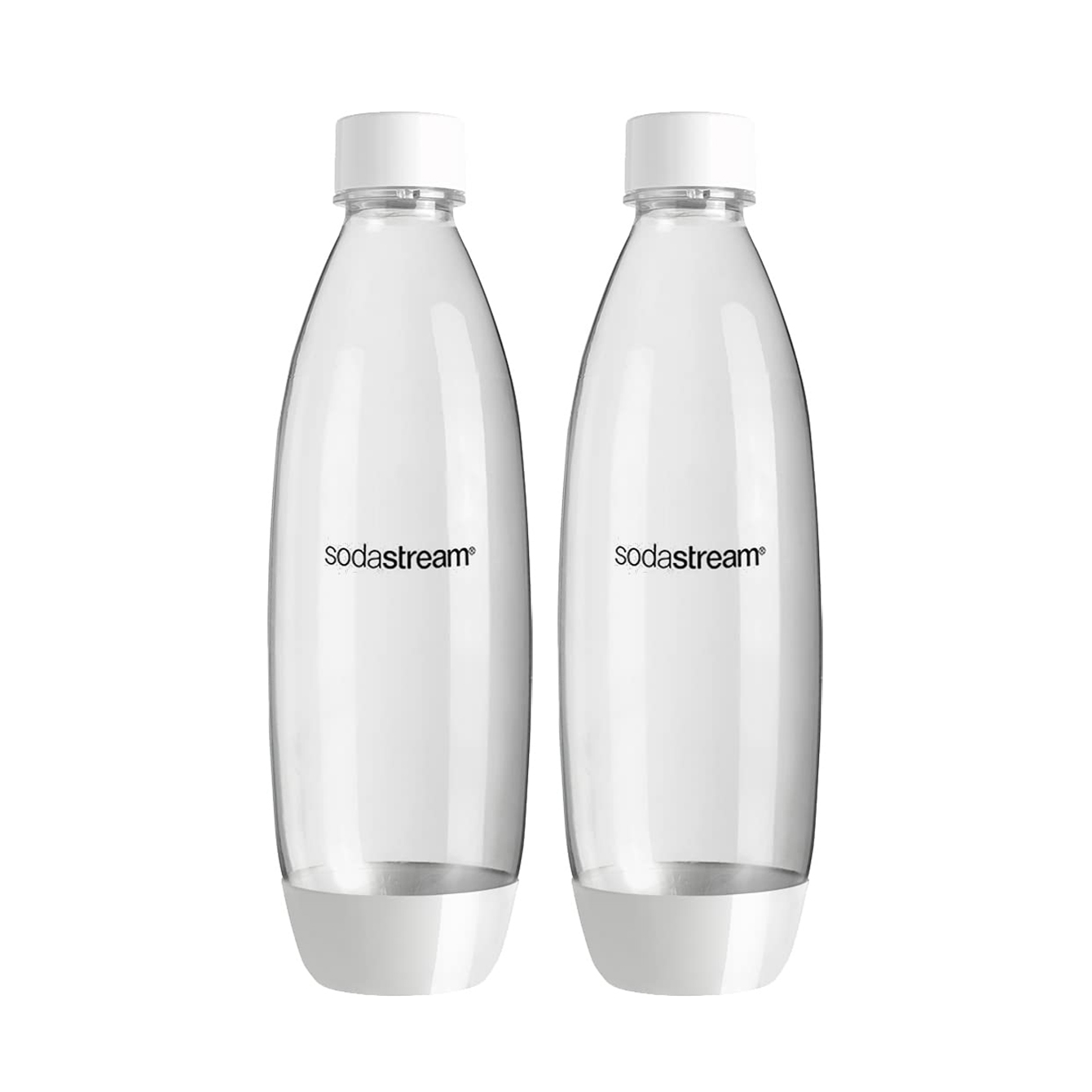 Φωτογραφία προϊόντος: Sodastream Slim Λευκό Πλαστικό Μπουκάλι 1lt (2 τεμάχια) - OEM