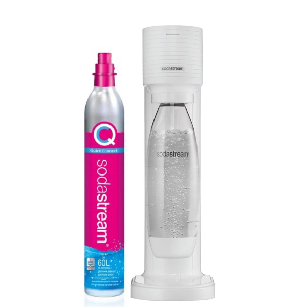 Φωτογραφία προϊόντος: Sodastream Gaia White Συσκευή Παρασκευής Ανθρακούχου Νερού