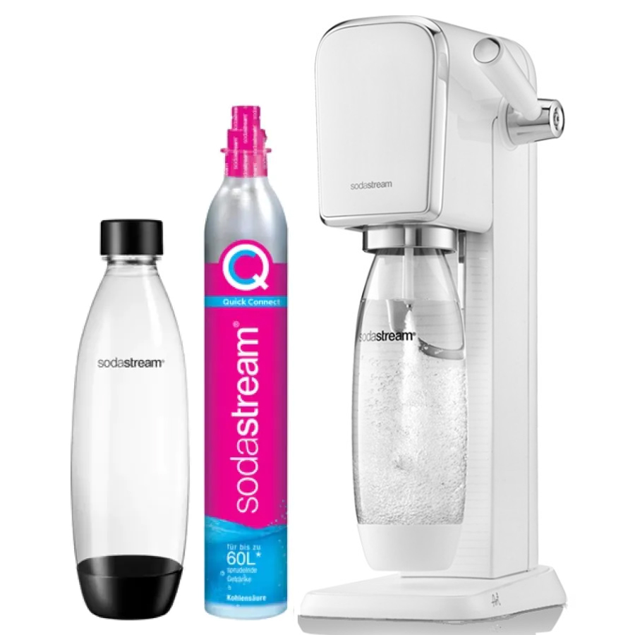 Φωτογραφία προϊόντος: Sodastream Art White Συσκευή Παρασκευής Ανθρακούχου Νερού