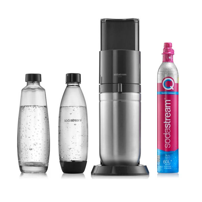 Φωτογραφία προϊόντος: Sodastream DUO Black Συσκευή Παρασκευής Ανθρακούχου Νερού