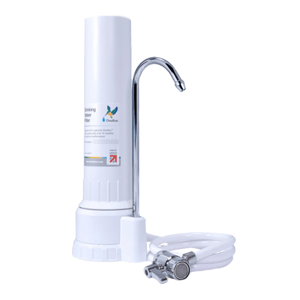 Φωτογραφία προϊόντος: Doulton D-CP 101 Biotech Ultra Λευκή Μονή Συσκευή Φίλτρου Νερού Άνω Πάγκου με Βρυσάκι - OEM