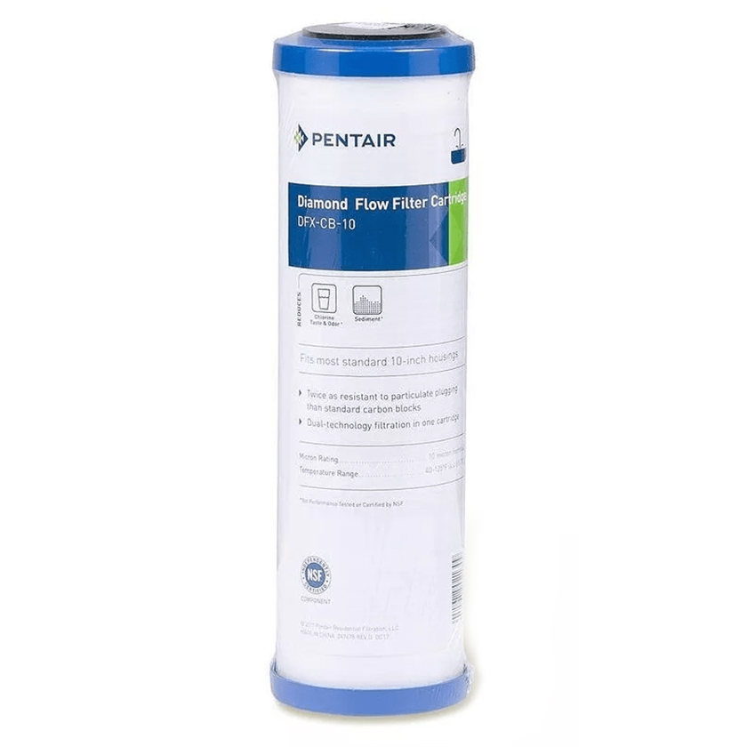Φωτογραφία προϊόντος: Φίλτρο Νερού PENTAIR DFX-CB-10 Ενεργού Άνθρακα 10" x 2.5" - 10μm - OEM