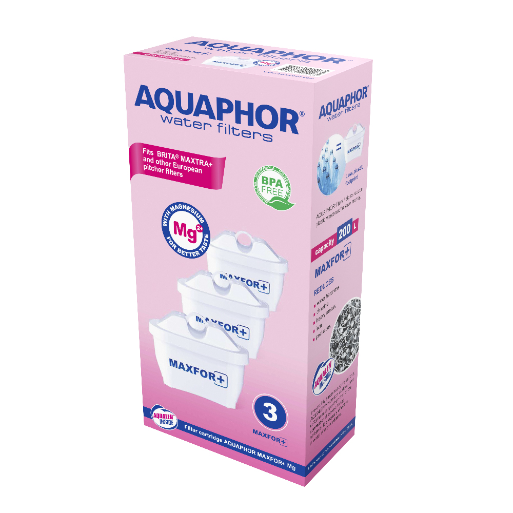 Φωτογραφία προϊόντος: Aquaphor B100-25 / B25 MAXFOR+ (Mg) Ανταλλακτικό Φίλτρο Κανάτας Εμπλουτισμού Μαγνησίου, 3 τεμ.