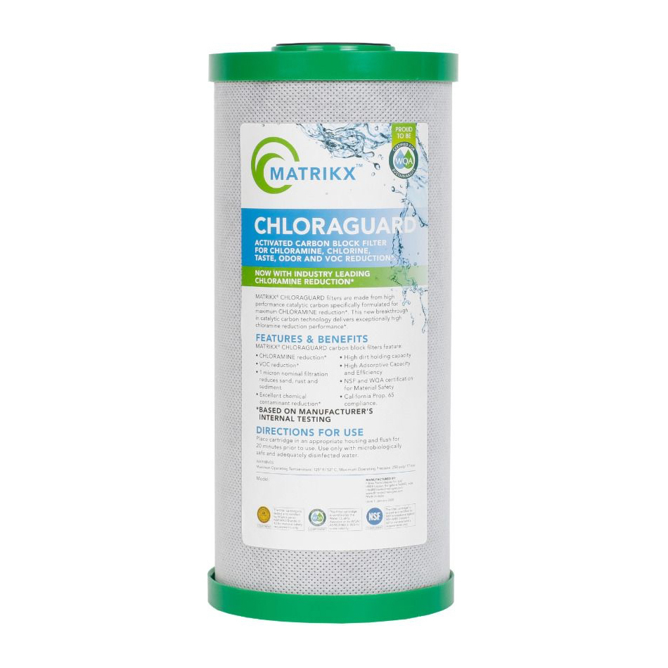 Φωτογραφία προϊόντος: MATRIKX Chloroguard Φίλτρο για Big Blue 10″ x 4.5″ 1μm - OEM