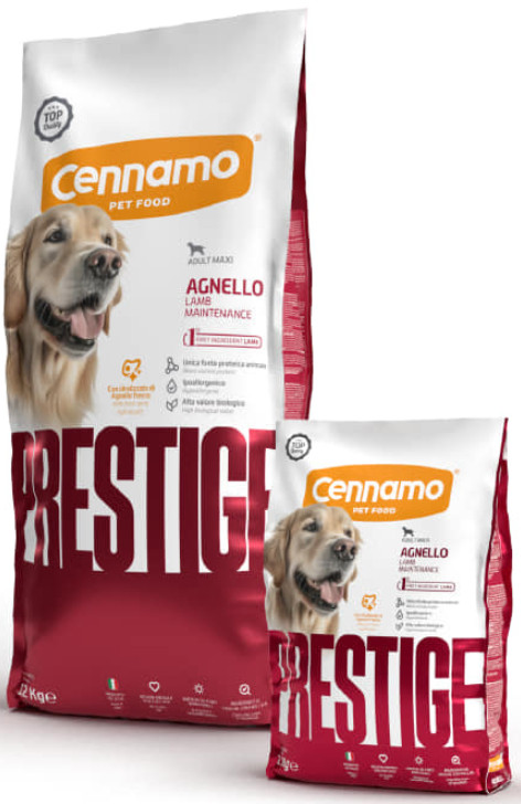 Φωτογραφία προϊόντος: Cennamo prestige μονοπρωτεϊνική τροφή με αρνί για μεγαλόσωμα ενήλικα σκυλιά 2kg Cennamo (8033424955672)