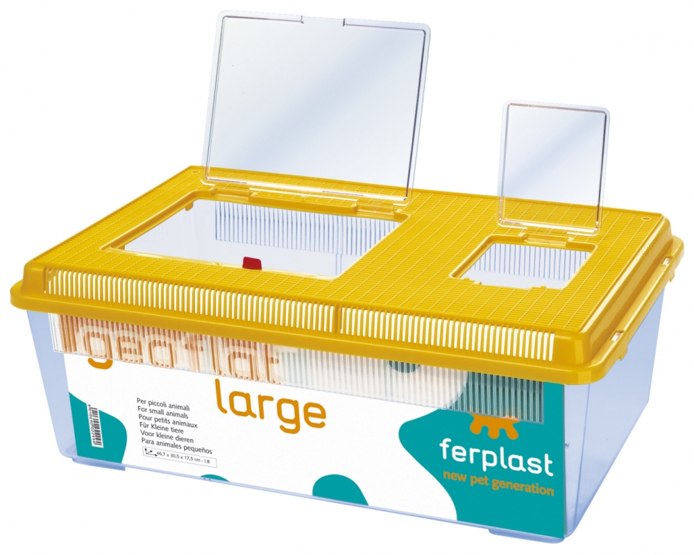 Φωτογραφία προϊόντος: Ferplast Geo πλαστικό ενυδρείο για ψάρια, χελώνες και έντομα medium 2.5lt 23,2x15,3x16,6cm FERPLAST (8010690022949)