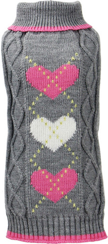 Φωτογραφία προϊόντος: Glee πουλόβερ γκρι Alcyone για να κρατάτε τον σκύλο σας ζεστό και προστατευμένο από το κρύο 24cm S Glee (5212036518229)
