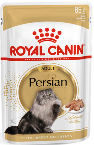 Φωτογραφία προϊόντος: Royal Canin Πλήρης τροφή για ενήλικες περσικές γάτες άνω από 12 μήνες (πατέ) 1x85g () ROYAL CANIN (9003579001165)