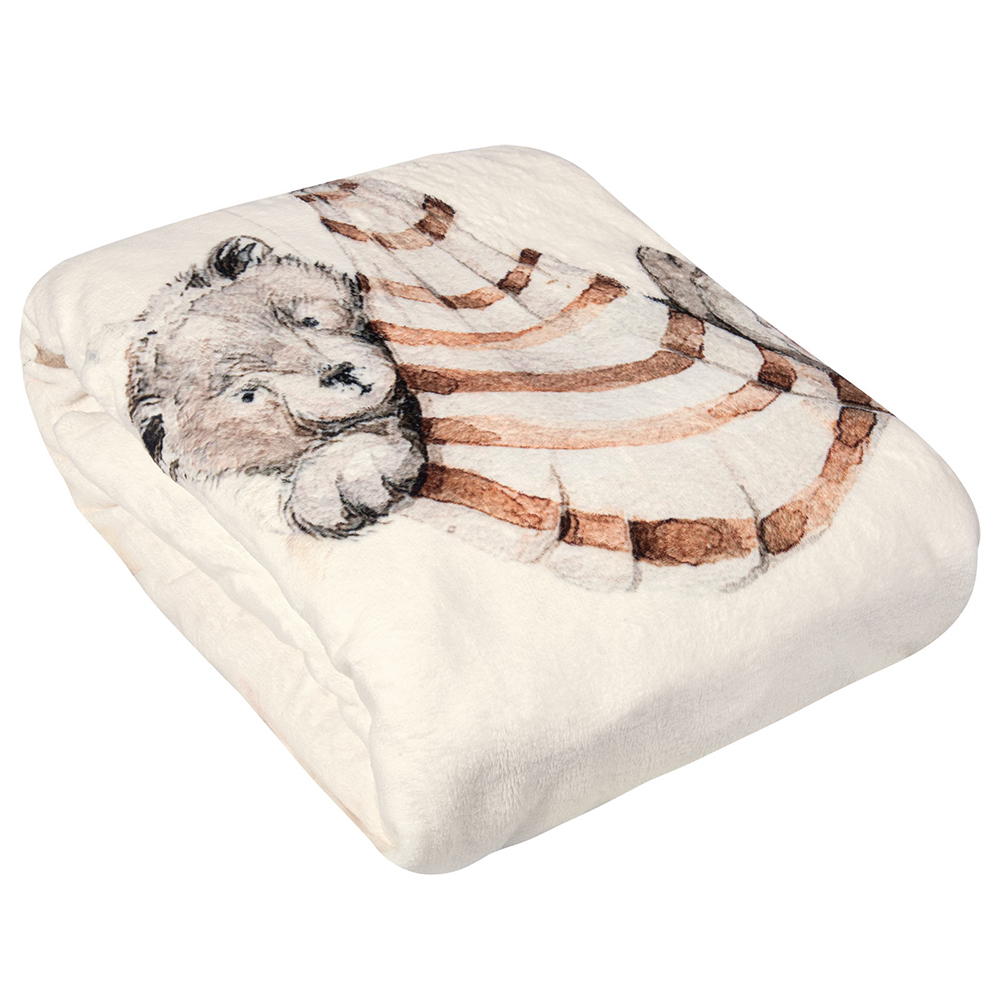 Φωτογραφία προϊόντος: Κουβέρτα fleece κρεμ 110x150 baby κρεμ 110x150cm Greenwich Polo Club 8850