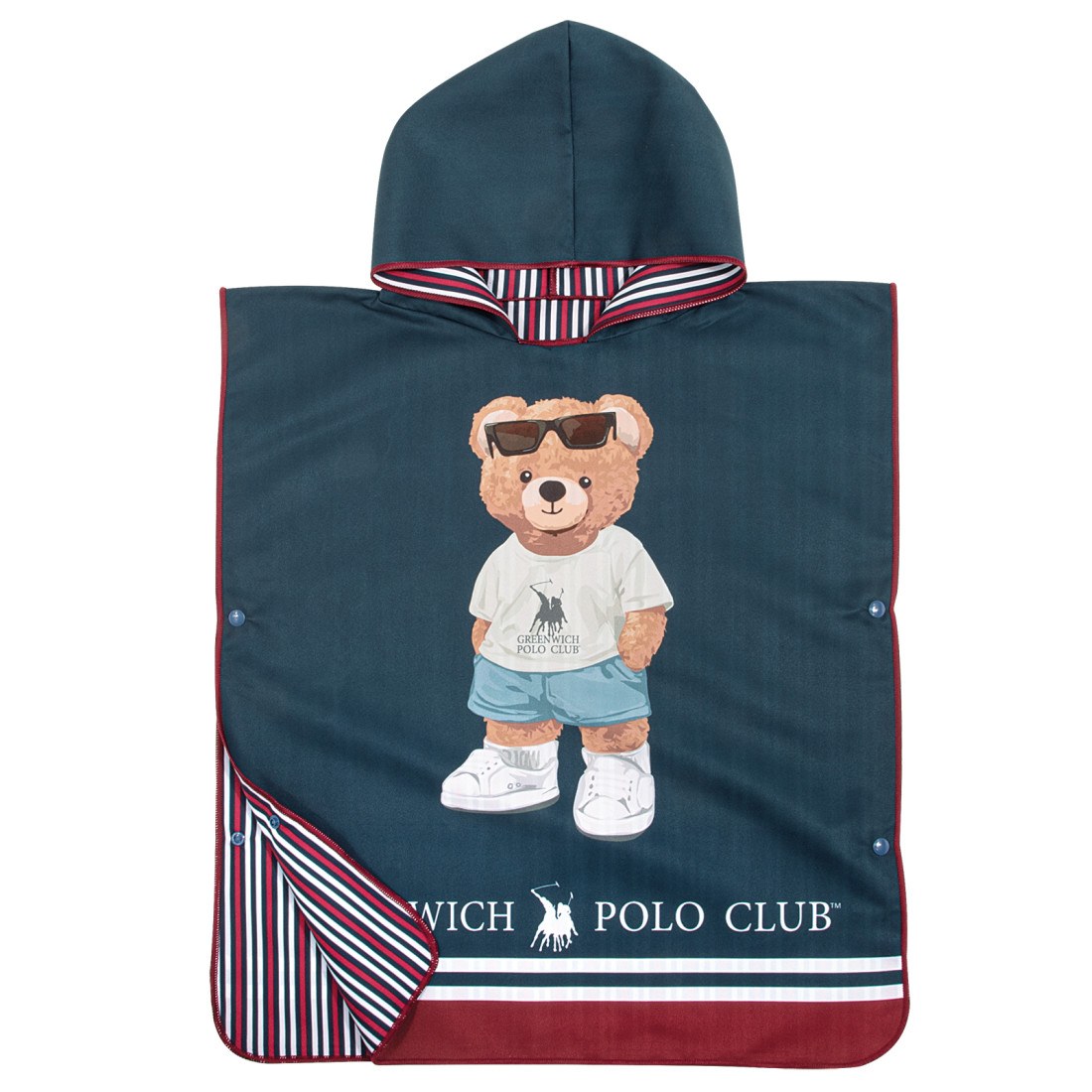 Φωτογραφία προϊόντος: Παιδικό Poncho Greenwich Polo Club 4042 Blue 50x115