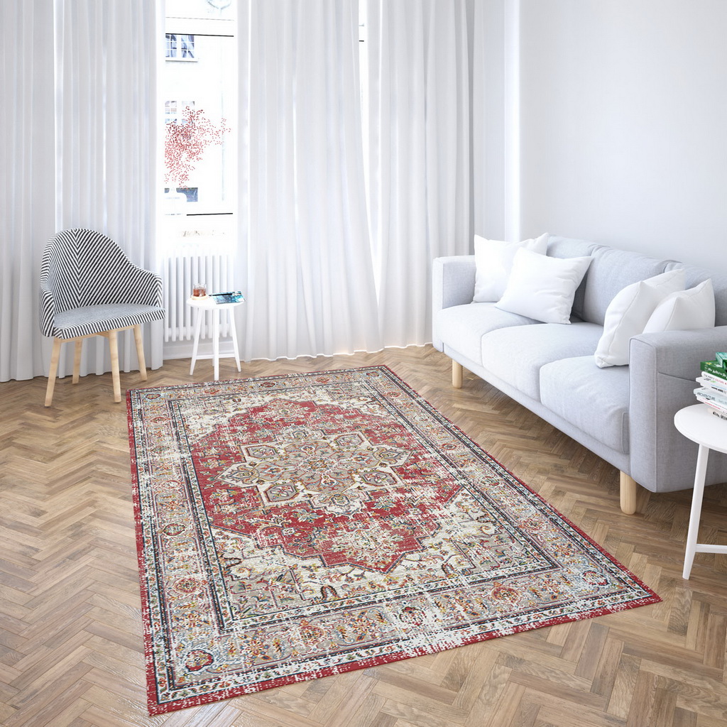 Φωτογραφία προϊόντος: Χαλί 160x230 - Viopros - ΜΟΝΤΡΕΑΛ - Κόκκινο