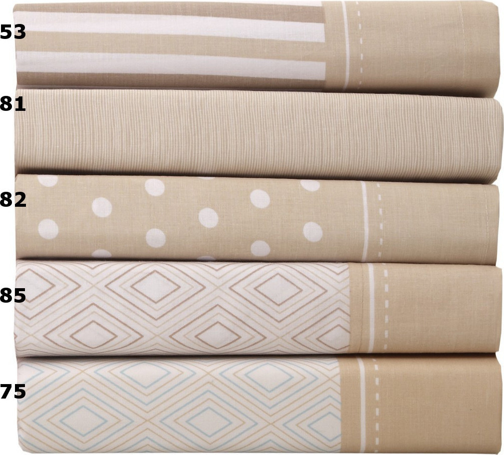 Φωτογραφία προϊόντος: Μεμονωμένο Σεντόνι Υπέρδιπλο 240x270 - AnnaRiska - Mix & Match - 85 - Μπεζ