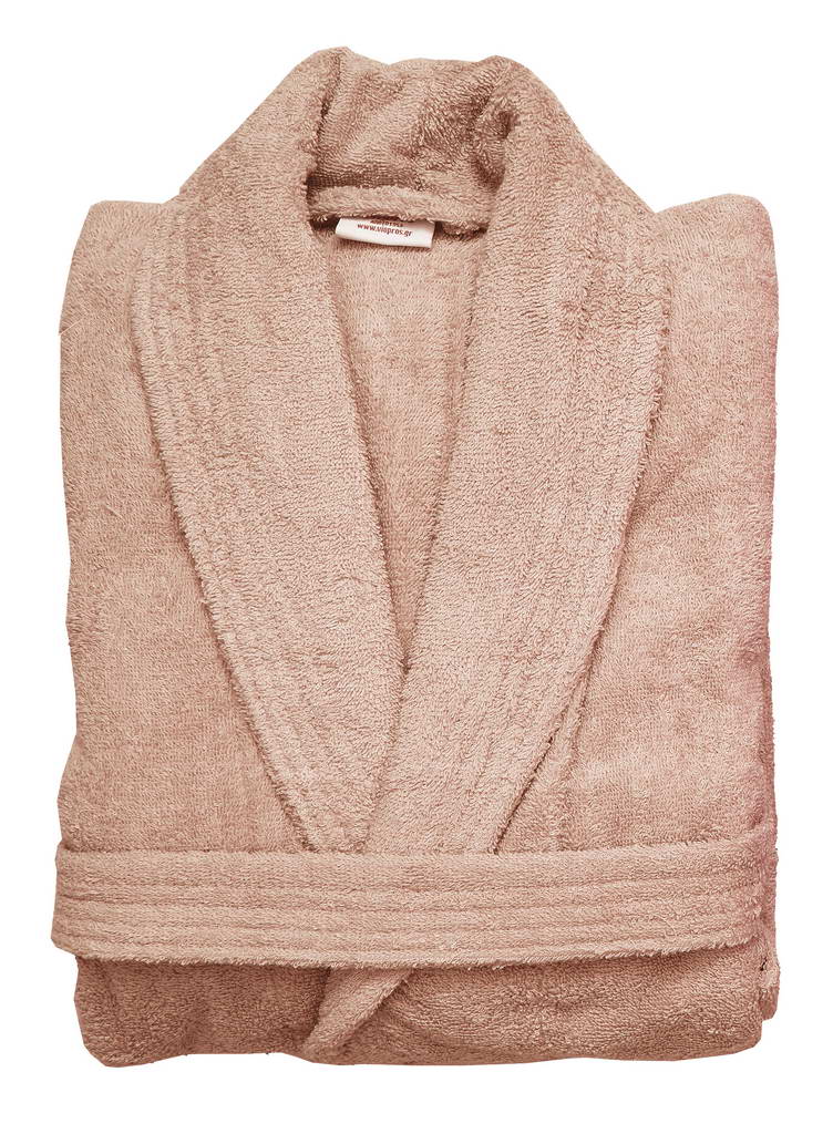Φωτογραφία προϊόντος: Μπουρνούζι Unisex Small Σμόκιν με γιακά - Viopros - Classic - Μπεζ - Μπεζ
