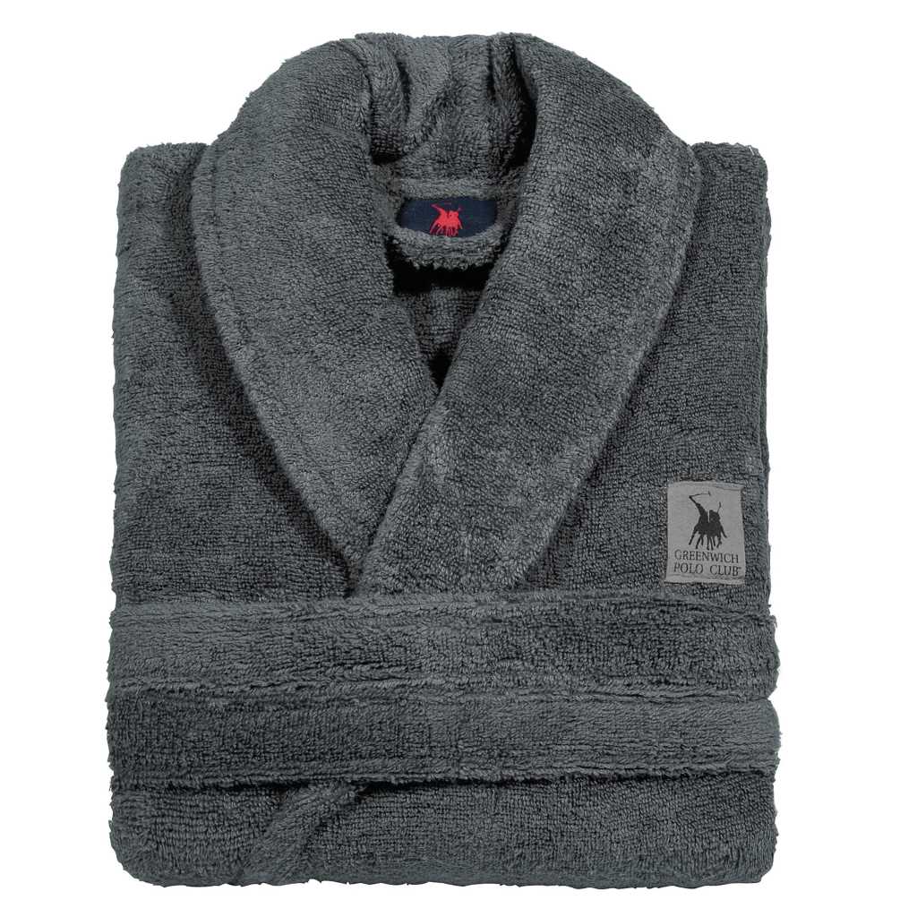 Φωτογραφία προϊόντος: Μπουρνούζι Zero Twist Large - Greenwich Polo Club - Cozy - 3203 - Γκρι Σκούρο