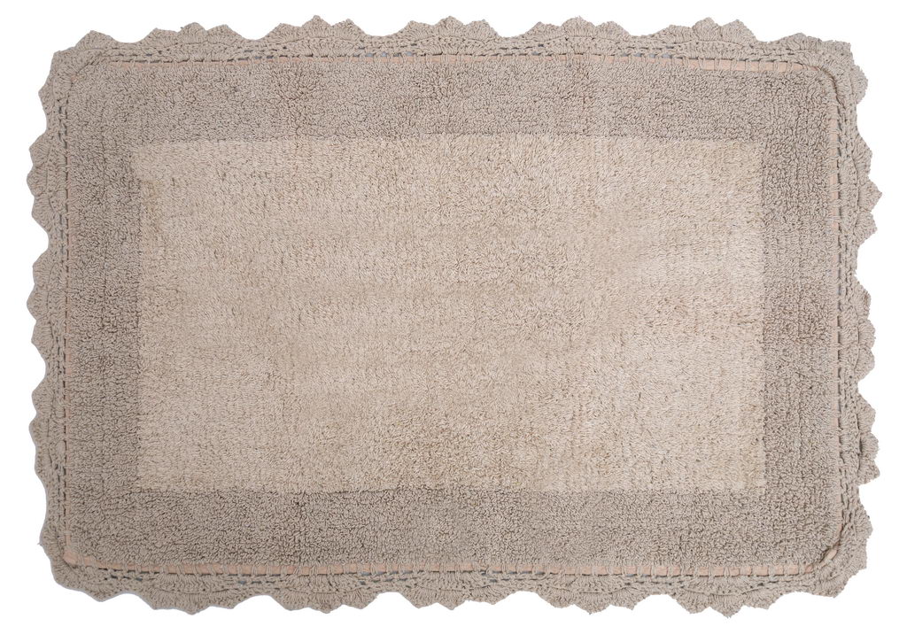 Φωτογραφία προϊόντος: Ταπέτο με crochet δανδέλα 50x80 - AnnaRiska - Lace 2 - Linen - Λινό