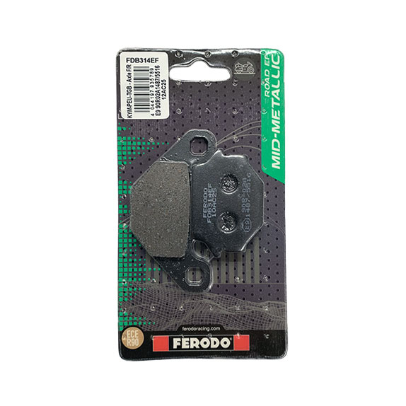 Φωτογραφία προϊόντος: Πίσω Τακάκια Ferodo Eco Friction Για Kawasaki KLE 500 FDB314EF FERODO FD-FDB314EF