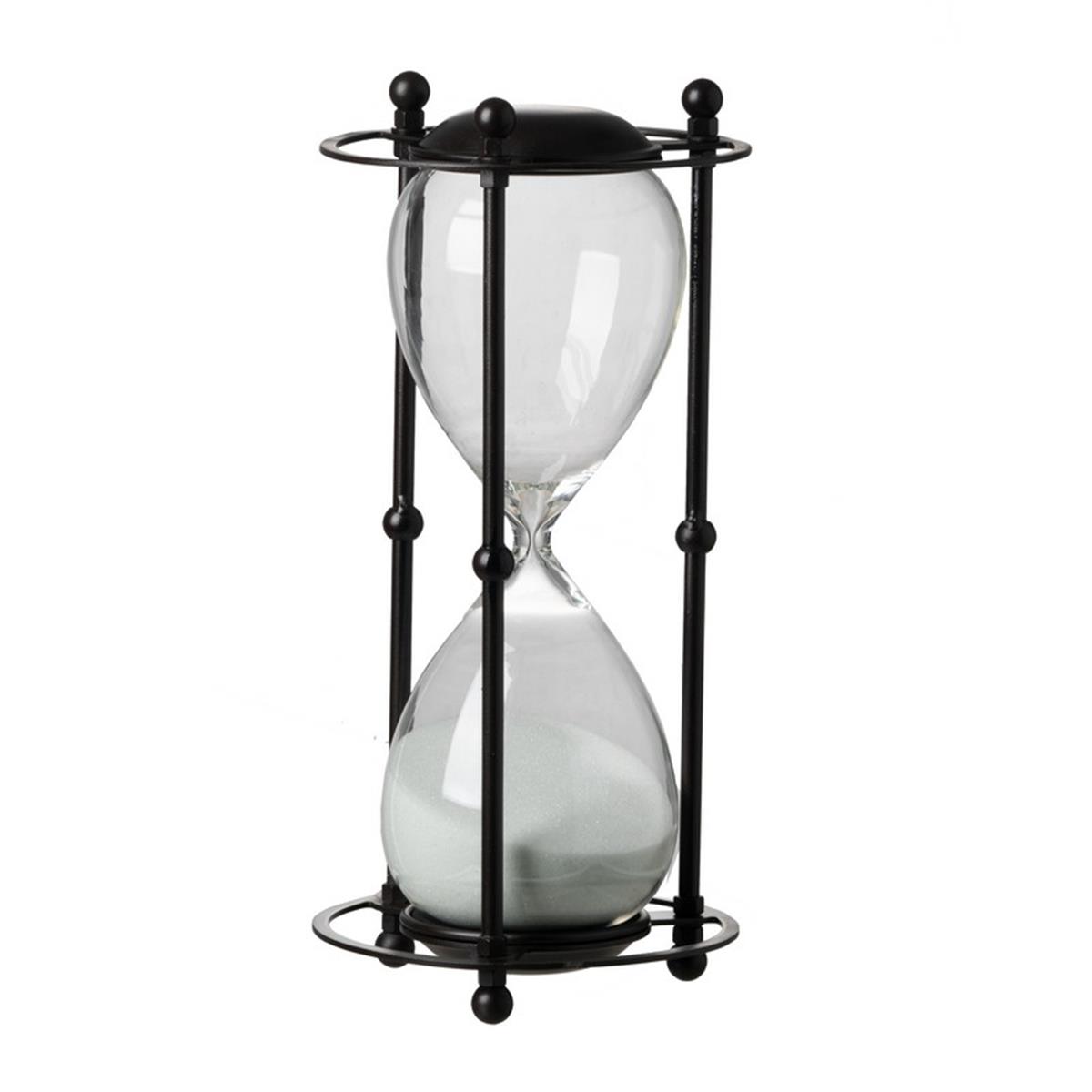 Φωτογραφία προϊόντος: Artekko HourGlass Κλεψύδρα Διακοσμητική σε Μεταλλική Βάση 15,8x15,8x33cm