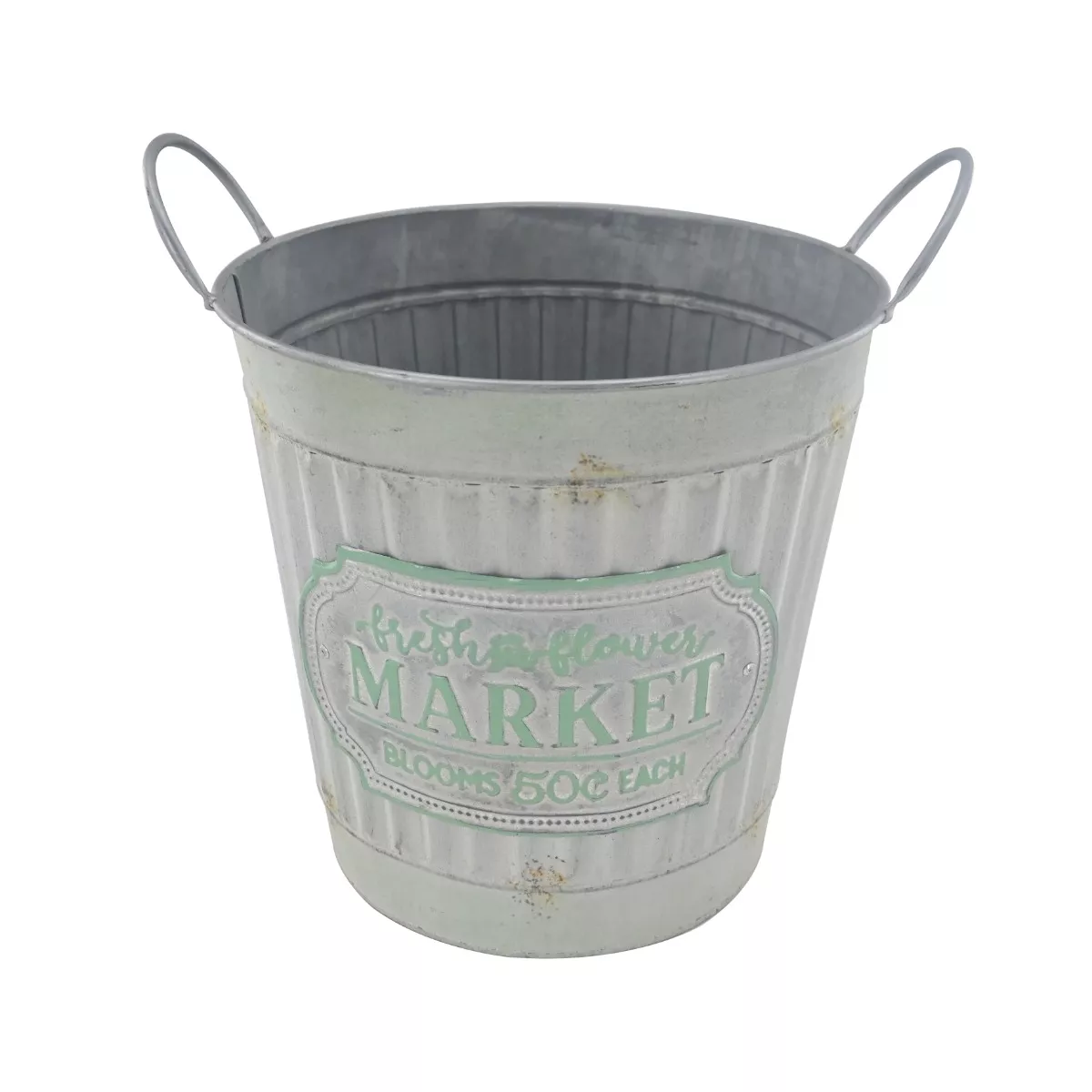 Φωτογραφία προϊόντος: Artekko Bucket Γκρι Μεταλλικό Κουβαδάκι Κασπώ (35x30x36)cm 35x30x36