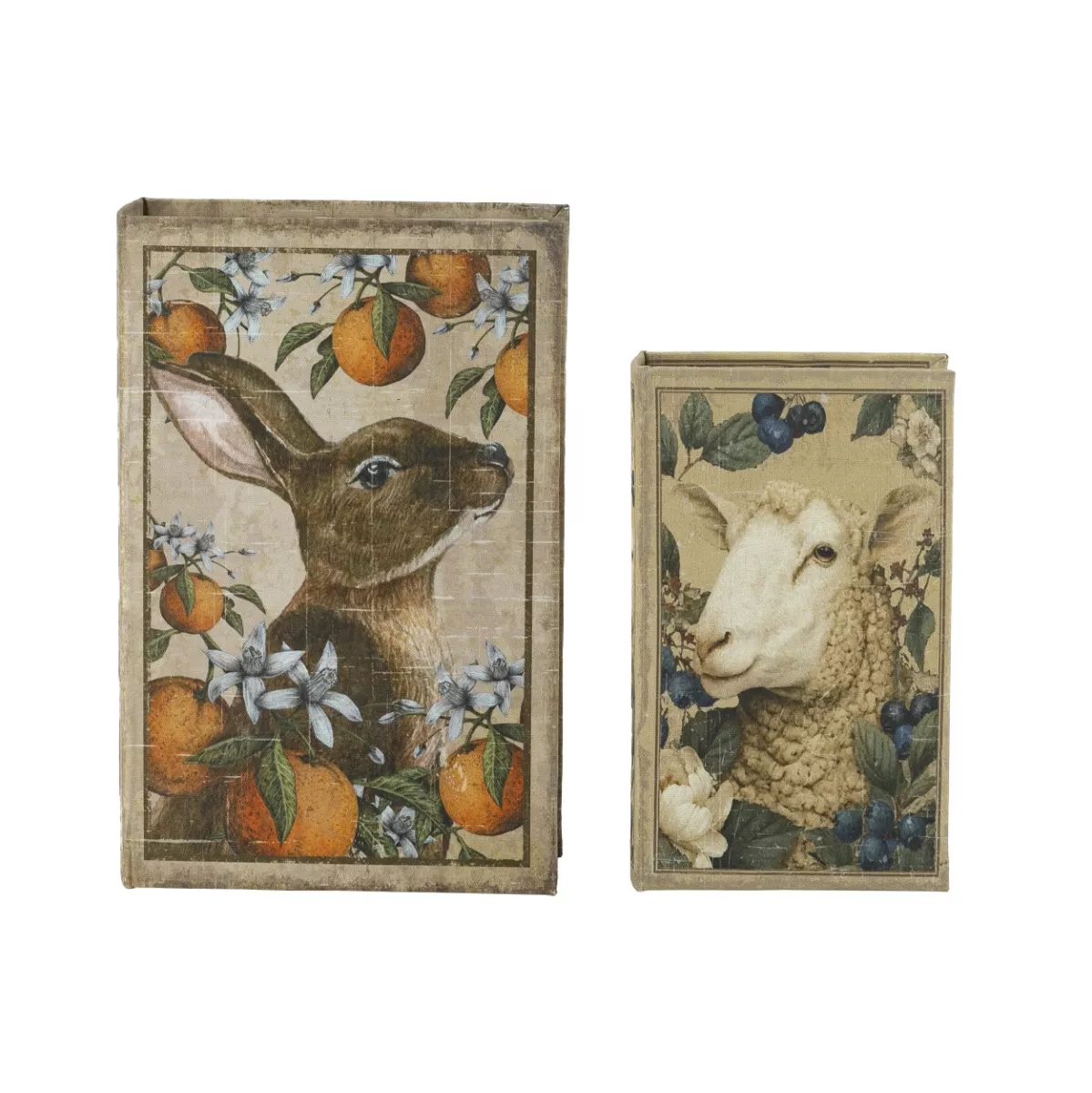 Φωτογραφία προϊόντος: Artekko Book Πολύχρωμα Διακοσμητικά Βιβλία MDF με Αποθηκευτικό Χώρο (17.8x7.6x26.7)cm (12.7x5.1x21.6)cm 2pcs 17.8x7.6x26.7
