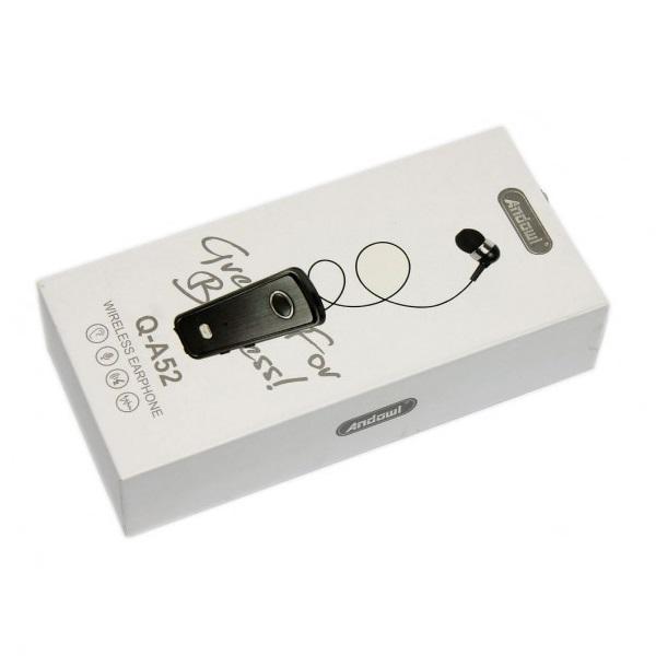 Φωτογραφία προϊόντος: Ασύρματο Ακουστικό Bluetooth Clip-On Andowl QA52 Μαύρο
