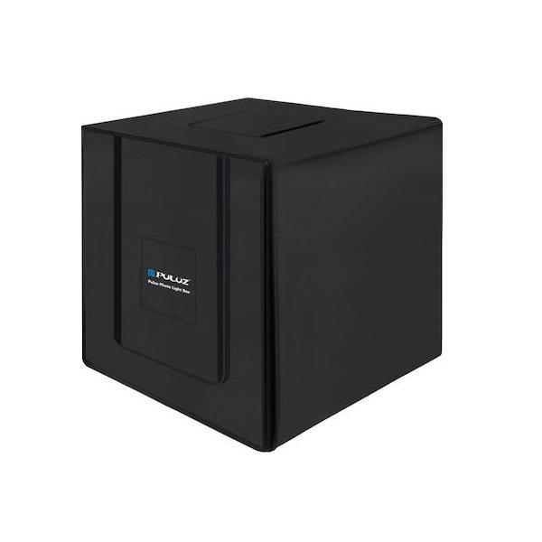 Φωτογραφία προϊόντος: Puluz Photo Box με LED Light και πολλαπλά background 80x80x80cm