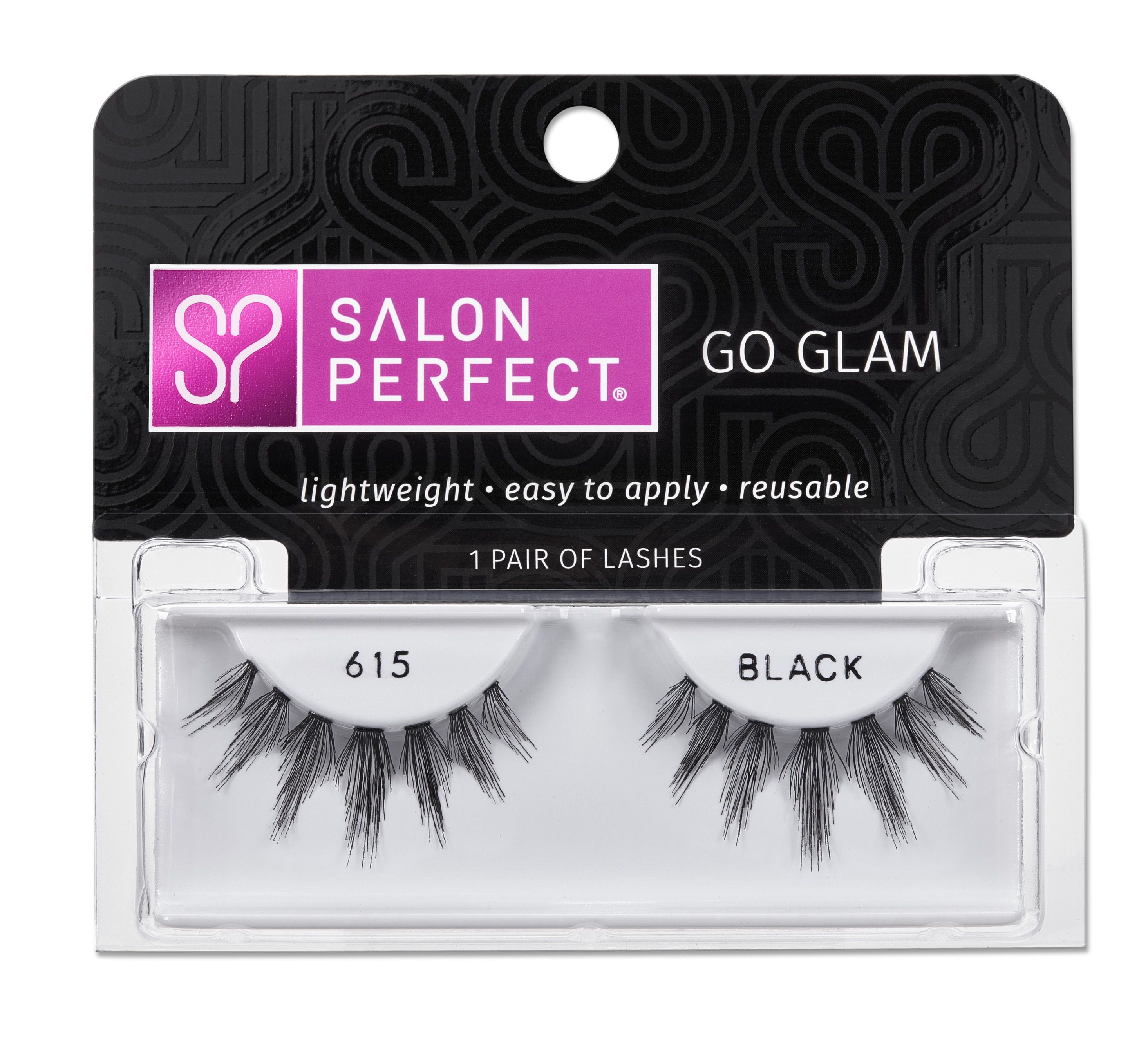 Φωτογραφία προϊόντος: Salon Perfect Βλεφαρίδες Go Glam Απόχρωση 615 Black
