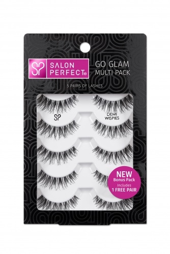 Φωτογραφία προϊόντος: Salon Perfect Βλεφαρίδες Go Glam Demi Wispies 5 Ζεύγη 10τμχ