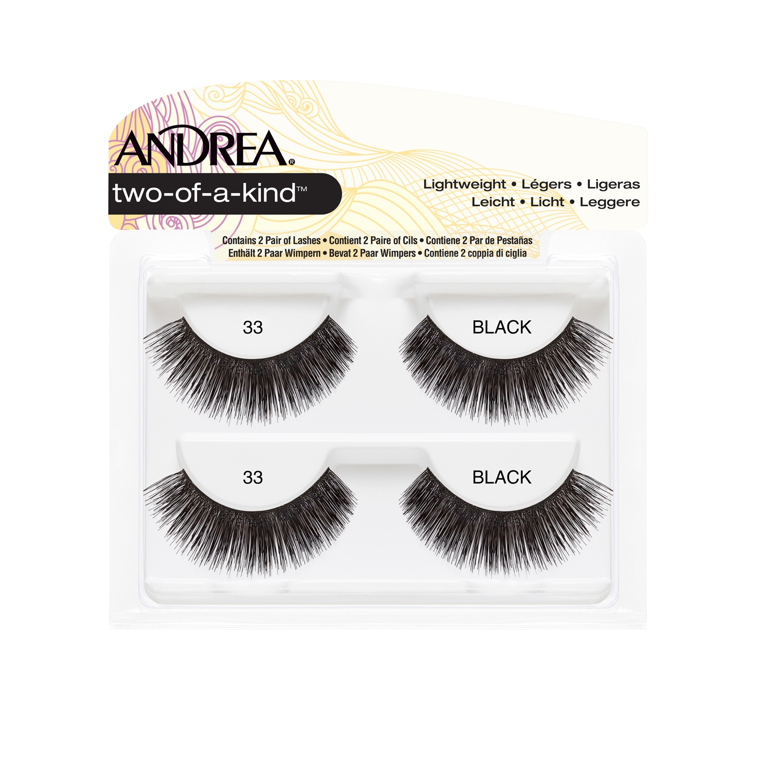 Φωτογραφία προϊόντος: ANDREA Two-of-a-kind Twin Pack Lashes Απόχρωση 33