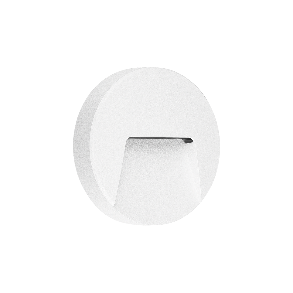 Φωτογραφία προϊόντος: ACALIGHT SLIM41W LED Επιτοίχιο Στρογγυλό Λευκό 230V AC IP65 3W 3000K 200lm RA80