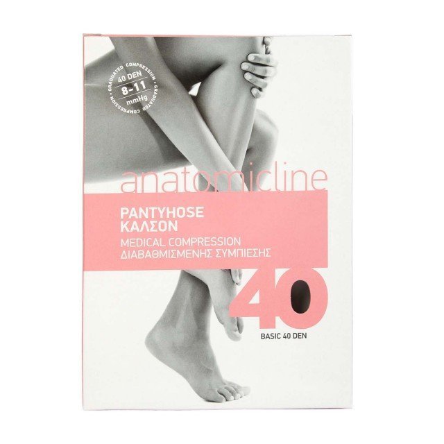 Φωτογραφία προϊόντος: ANATOMIC LINE 1040 ΚΑΛΣΟΝ 40den ΜΠΕΖ 8-11mmHg
