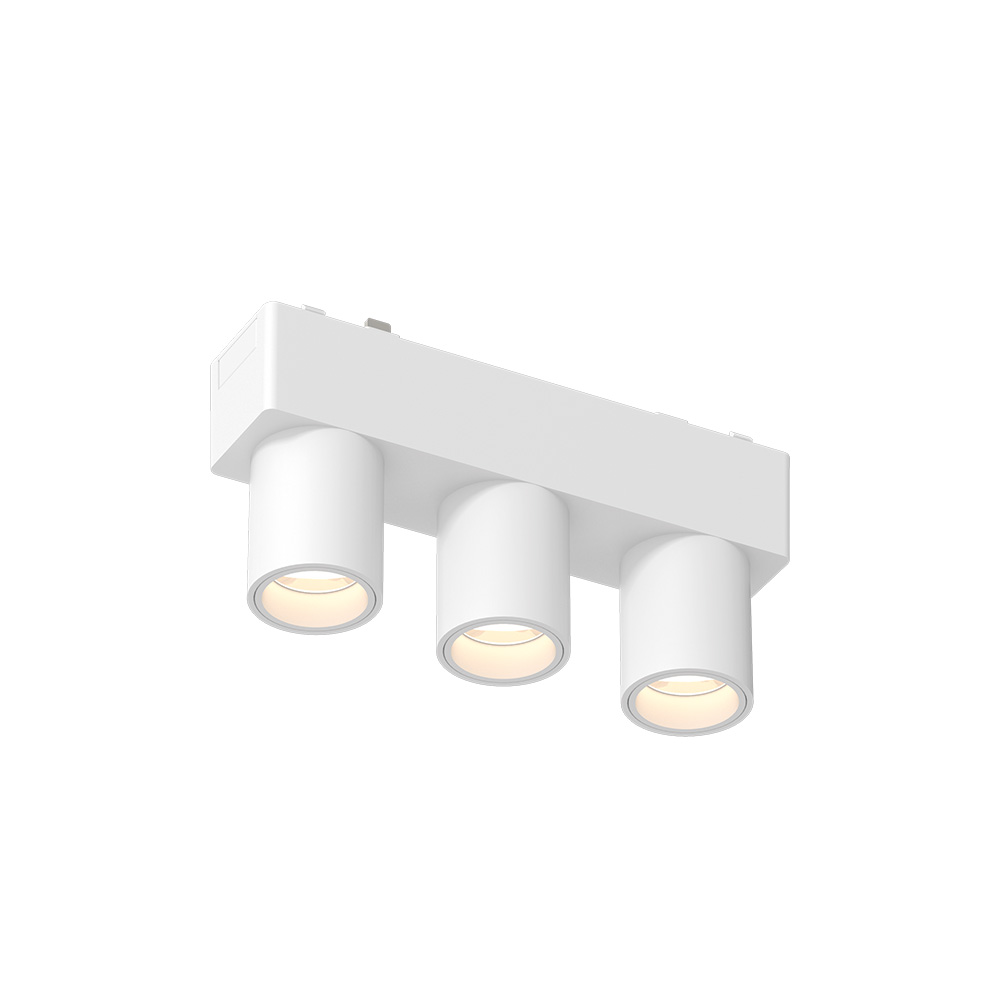 Φωτογραφία προϊόντος: InLight Φωτιστικό LED 5W 3CCT για Ultra-Thin μαγνητική ράγα σε λευκή απόχρωση (by tuya και zigbee) D:12,2cm×5,5cm, T05005-WH