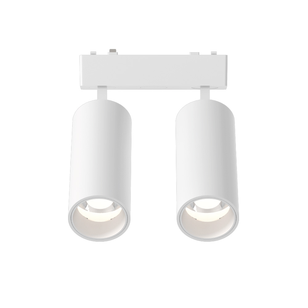 Φωτογραφία προϊόντος: InLight Φωτιστικό LED 2x9W 3000K για Ultra-Thin μαγνητική ράγα, λευκή απόχρωση (T03801-WH)